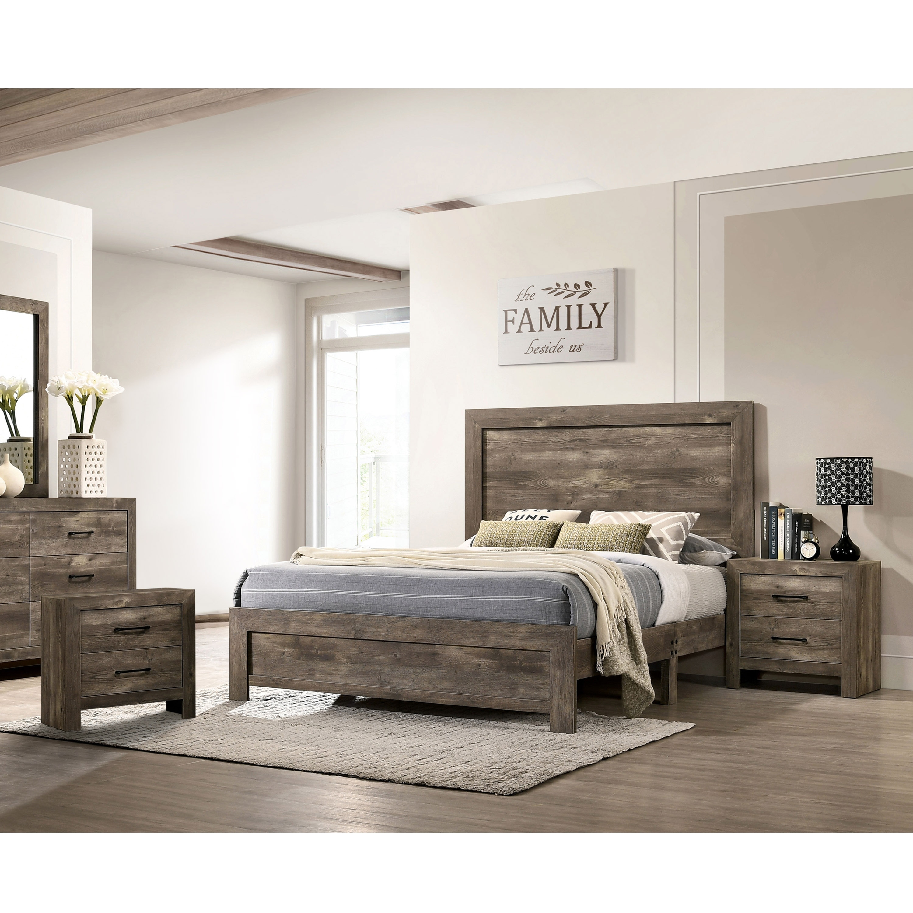 Rustic california sales king bedroom sets