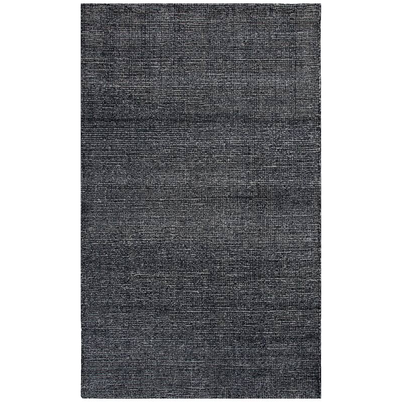 Alora Decor Theo Modern Abstract Solid Area Rug - 8' x 10' - Dark Blue