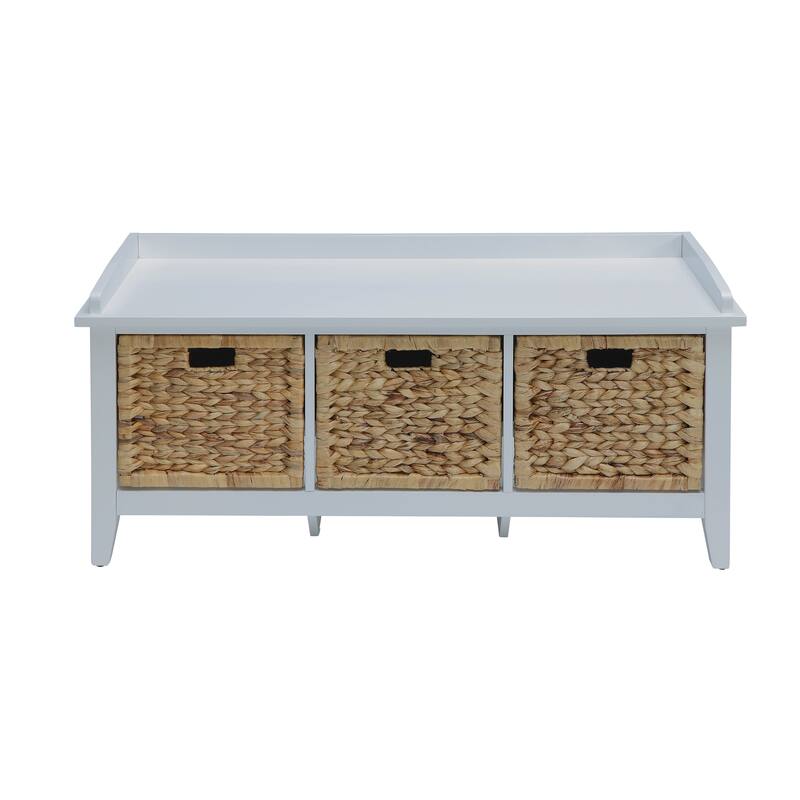 Upholstered Bench with Storage