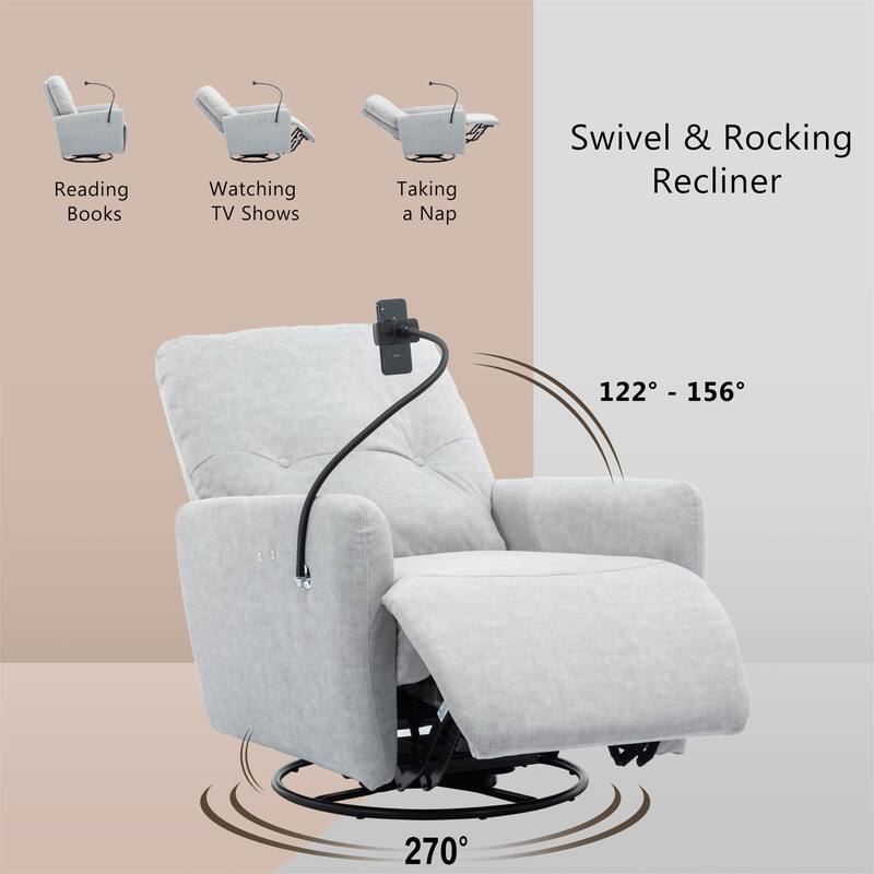 270 Degree Swivel Electric Recliner