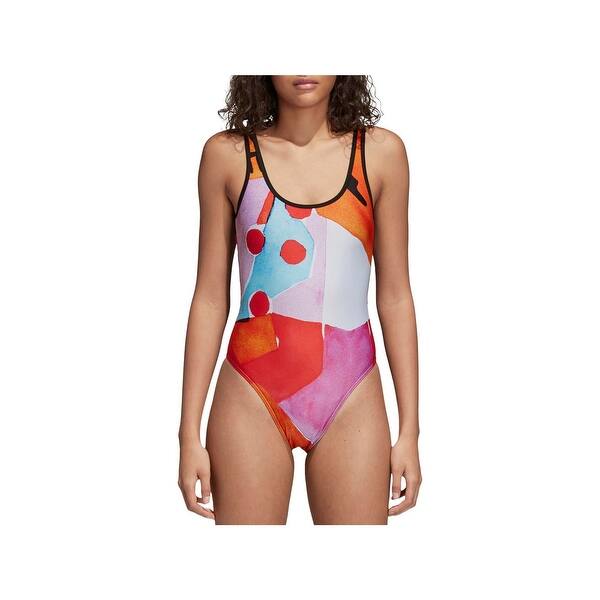 Shop Adidas Originals Womens Printed Beach One Piece Swimsuit