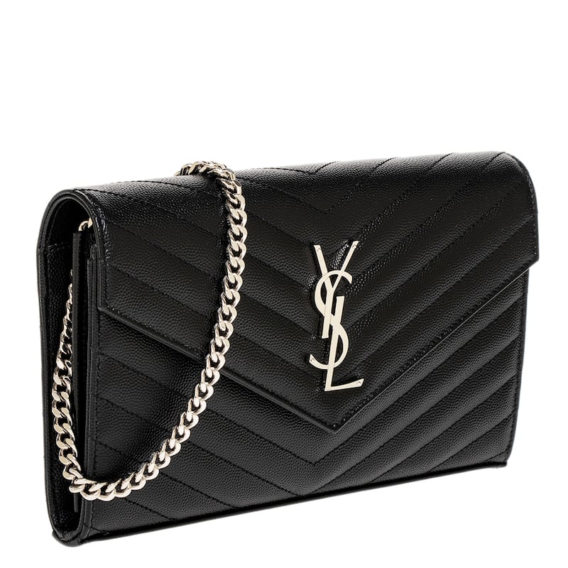 Saint Laurent Classic Cassandre Chain Wallet