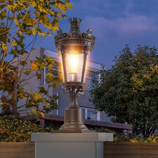 Garden pillar lamp on sale