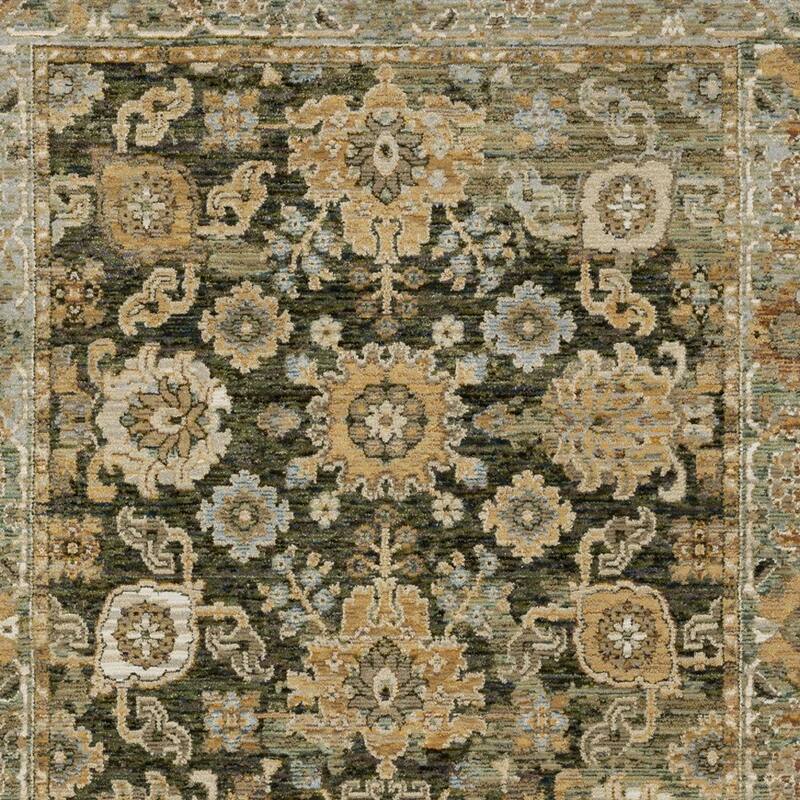 HomeRoots Oriental Traditional Rectangle Area Rug - 157.48 in. x 120.08 in. x 0.55 in.