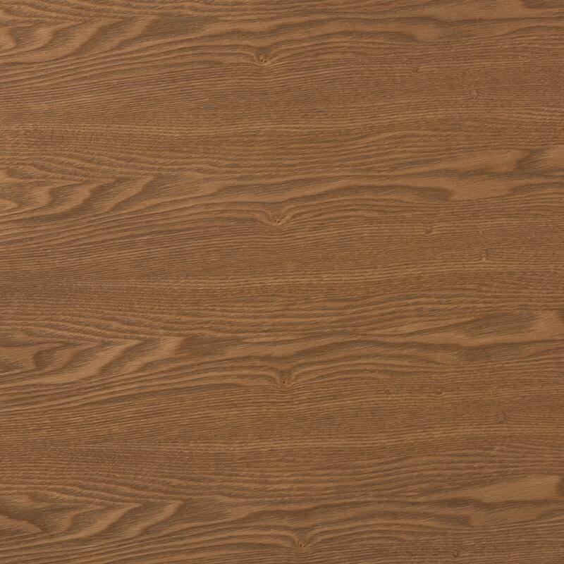 Denmark Mid-Century Modern French Oak Brown Finished Rubberwood Dining Table - N/A