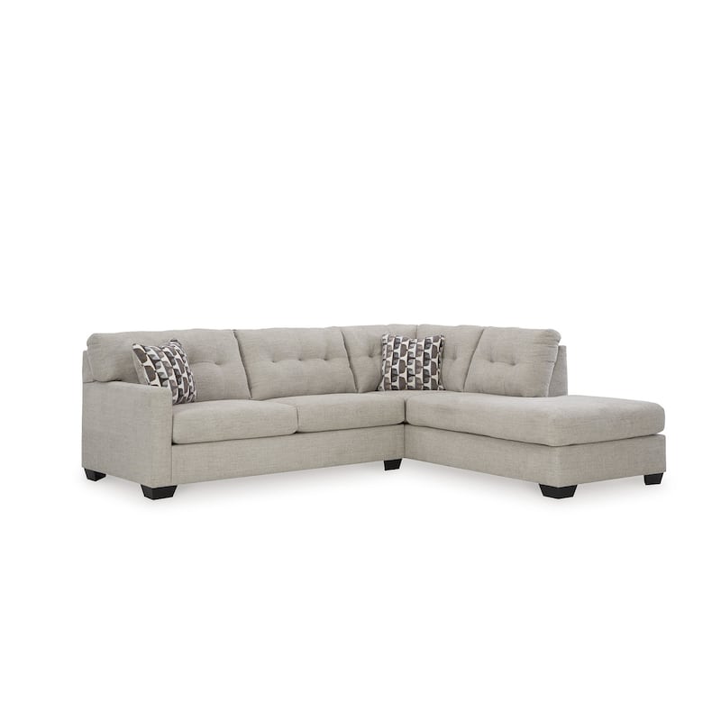 Signature Design by Ashley Mahoney 2-Piece Sectional with Chaise - 105"W x 90"D x 37"H