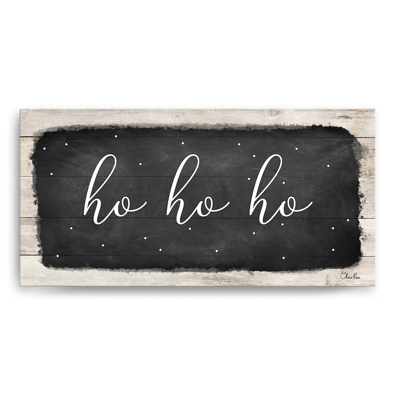 Ready2HangArt 'Hohoho' Holiday Canvas Wall Art by Olivia Rose