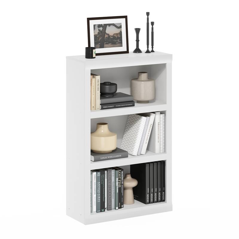 Furinno Rail 3-Tier Open Shelf Bookcase