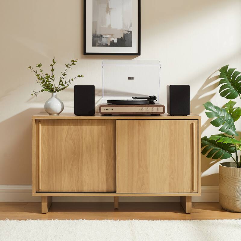 Crosley Gemma Medium Record Player Cabinet With Vinyl Storage
