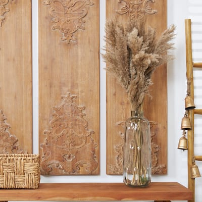 Brown Dried Plant Pampas Home Decor Natural Foliage with Long Stems