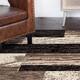 Miranda Haus Geometric Modern Patchwork Polypropylene Indoor Area Rug