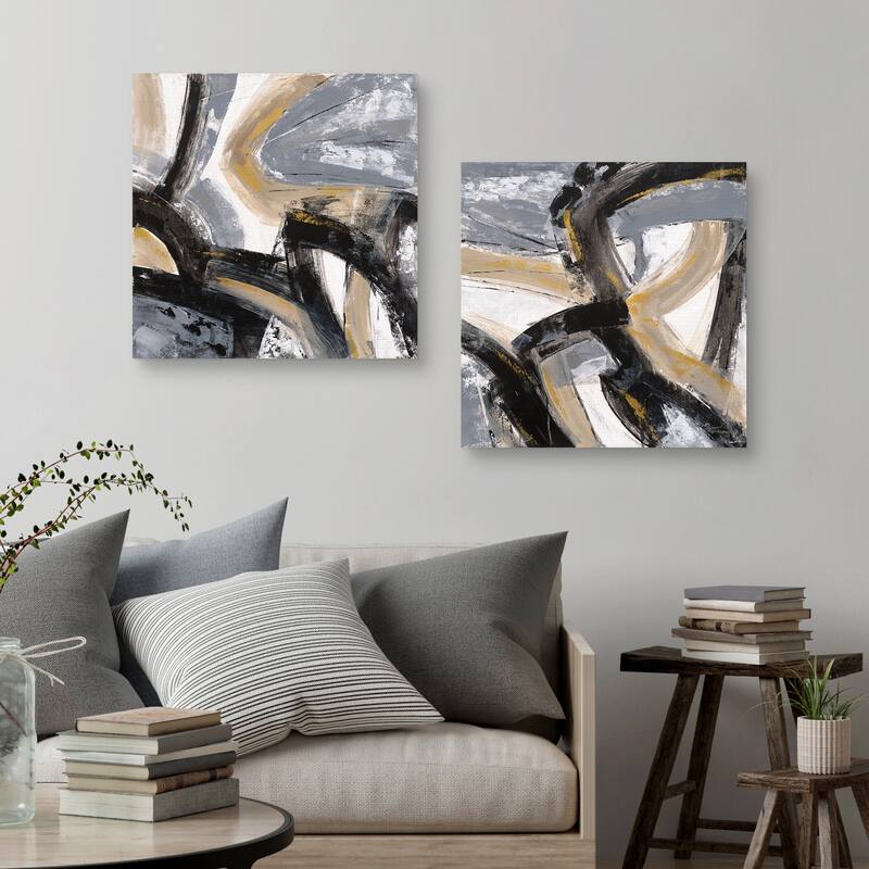 Urban Graffiti I, Urban Graffiti II by Silvia Vassileva Canvas Art Prints