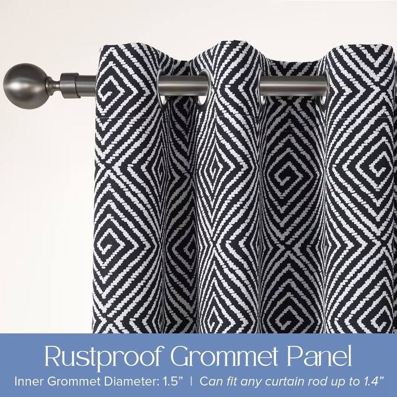 Outdoor Gobi Print UV Protected and Privacy Grommet Panel