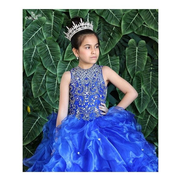 royal blue girls dress