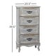 preview thumbnail 25 of 23, Gray Wood Intricately Carved Vintage Cabinet