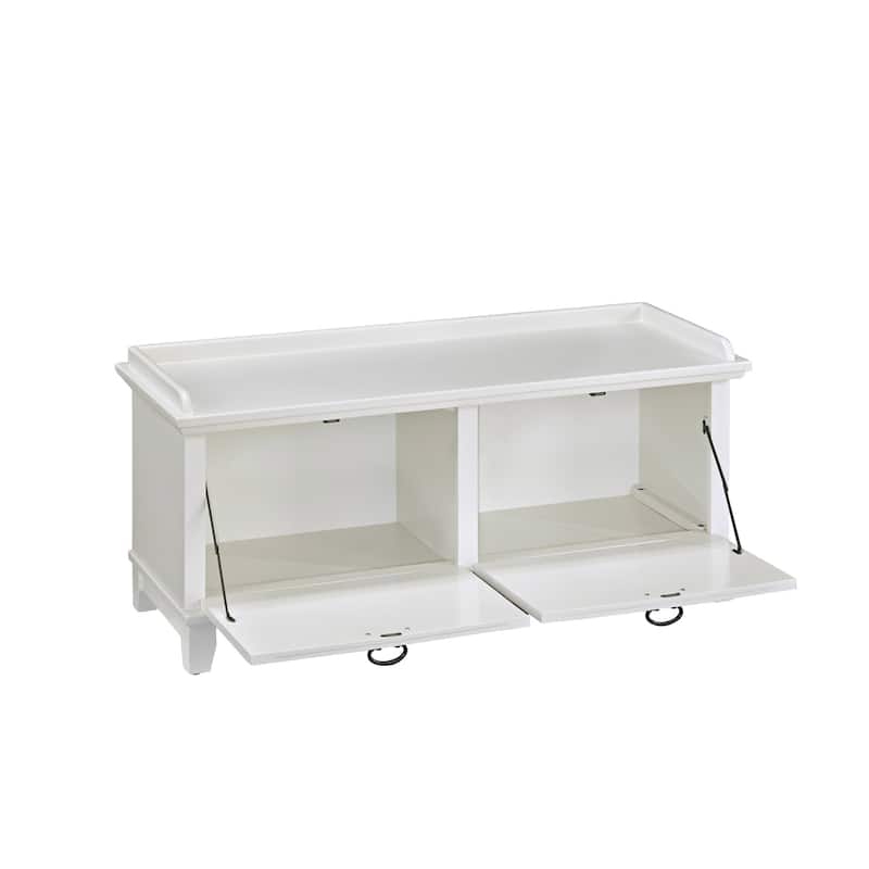 The Gray Barn Old Stone Upholstered Storage Bench