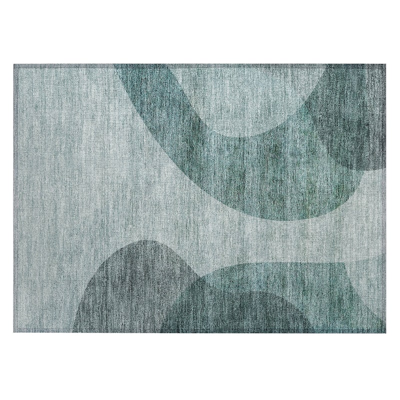 Machine Washable Indoor/ Outdoor Chantille Modern Deco Rug