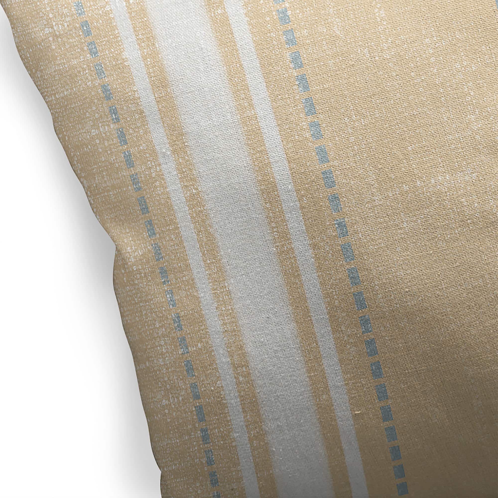 COASTAL STRIPED GOLD Accent Pillow by Kavka Designs On Sale Bed Bath & Beyond 38089320