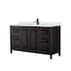 Option Dark Espresso, Black Trim, Giotto Quartz Top