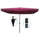 10 x 6.5ft Patio Outdoor Market Table Umbrellas with Crank and Push Button Tilt for Garden Pool Shade Swimming Pool Market