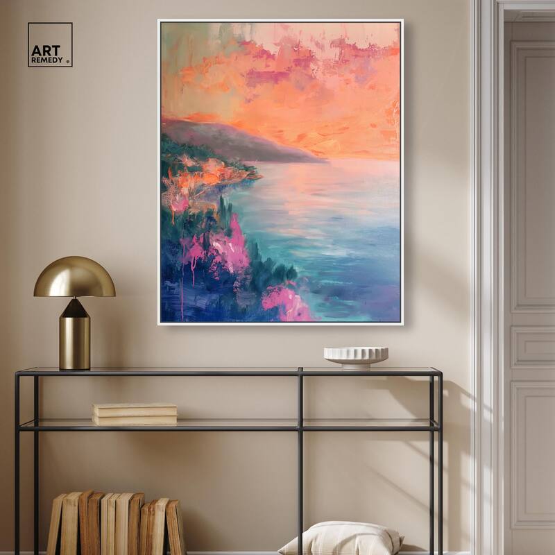 Tropical Twilight III Canvas by Art Remedy