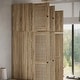 preview thumbnail 68 of 72, Rattan-Accented Wardrobe - Spacious Clothing Organizer with Style
