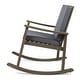 preview thumbnail 7 of 15, Candel Outdoor Acacia Wood Rocking Chair (Set of 2) by Christopher Knight Home