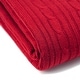 preview thumbnail 10 of 39, Chanasya Cable Knit Throw Blanket With Reversible Sherpa