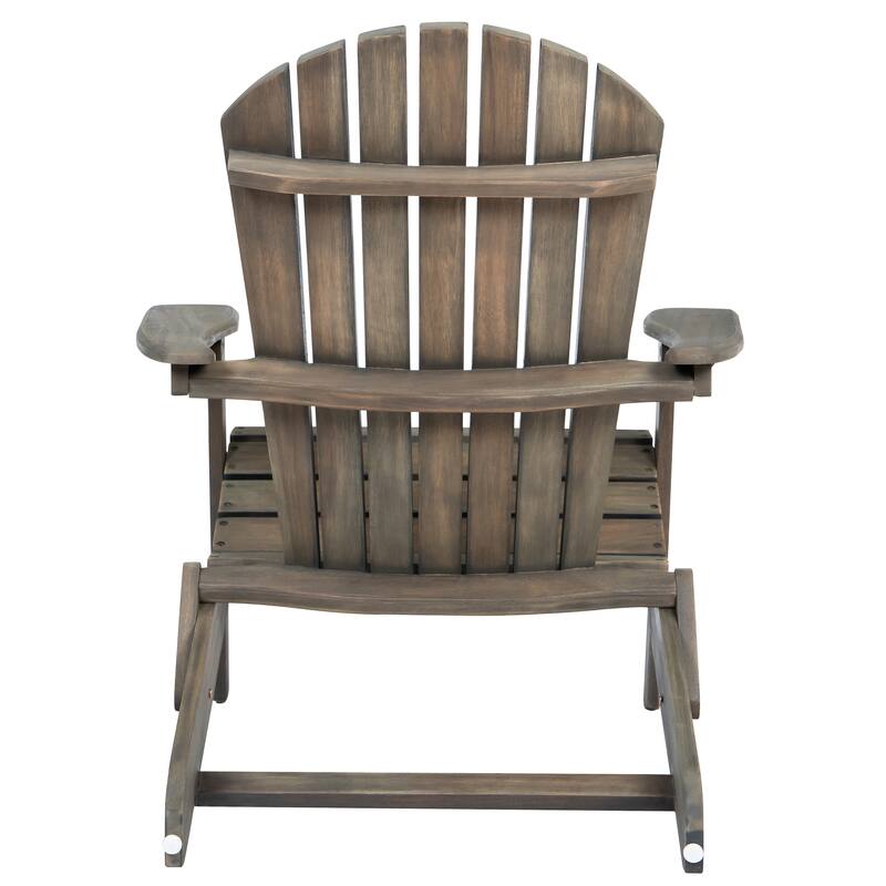 Rustic Acacia Wood Foldable Adirondack Chairs