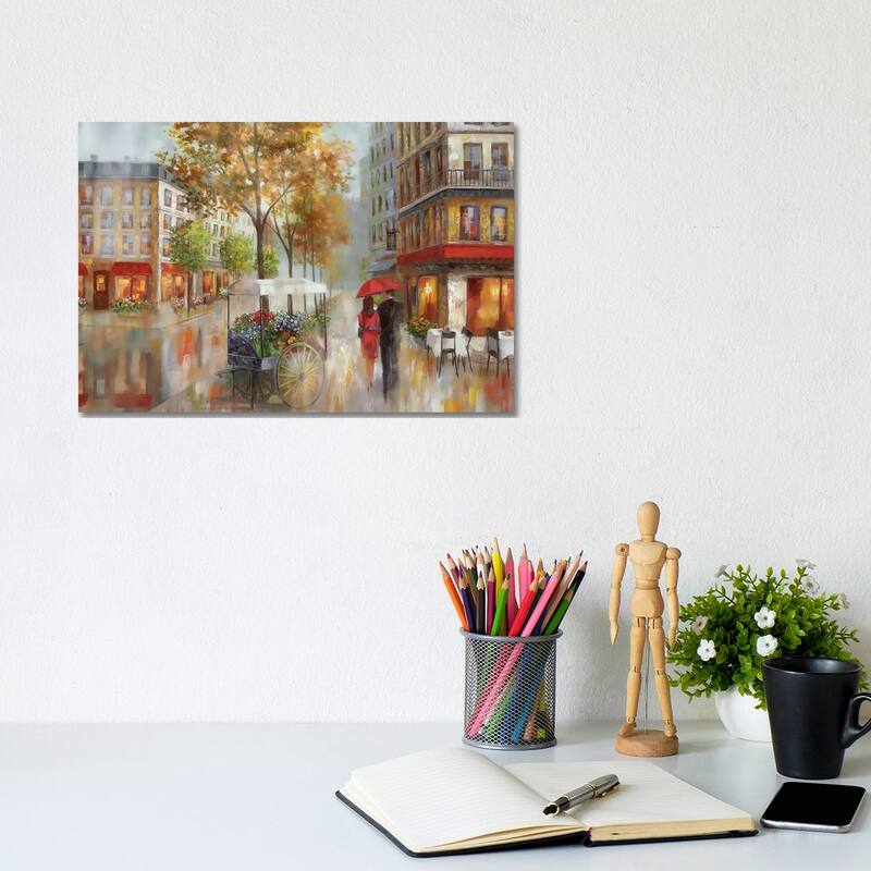 iCanvas "Romantic Promenade I" by Nan Canvas Print - 8x12x0.75