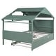 preview thumbnail 42 of 89, Skylight House Kids Bed Frame with Trundle Bed