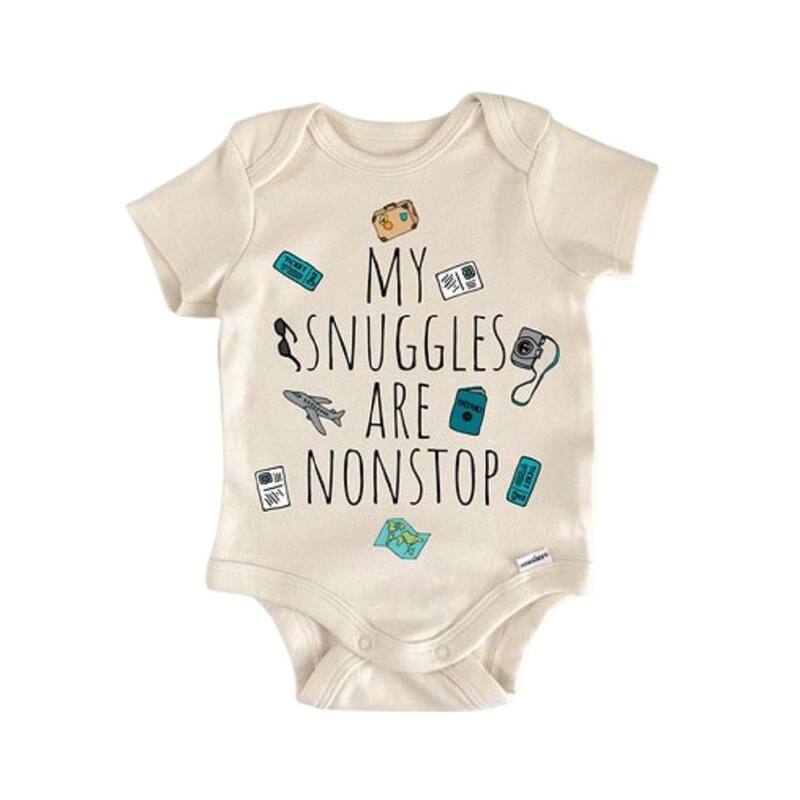 Travel Adventure Airplane - Baby Boy Girl Clothes Infant Bodysuit Funny Cute Newborn