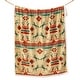 preview thumbnail 26 of 183, Indigo Hill by HiEnd Accents Campfire Sherpa Fleece Throw, 1PC or 3PC 1-Piece - Arizona