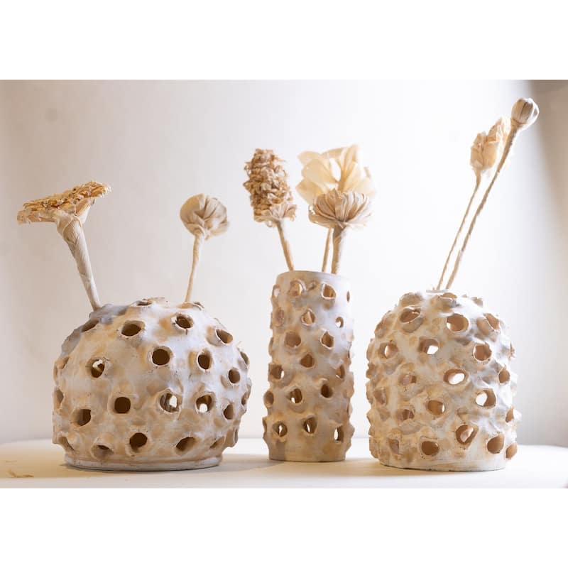 Hyacinth Flower Tabletop Decoration - 25" - Cream