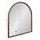 preview thumbnail 5 of 7, Kate and Laurel McLean Arch Wood Framed Wall Mirror