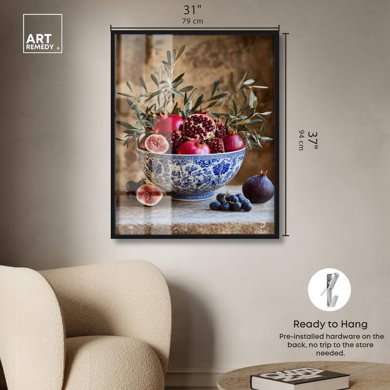 Grape Gathering Shadowbox by Art Remedy