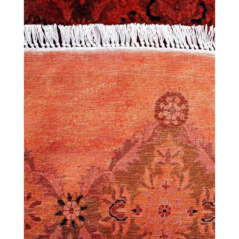 Fine Vibrance One-of-a-Kind Hand-Knotted Area Rug - Pink, 5' 1" x 5' 1" - 5' 1" x 5' 1"
