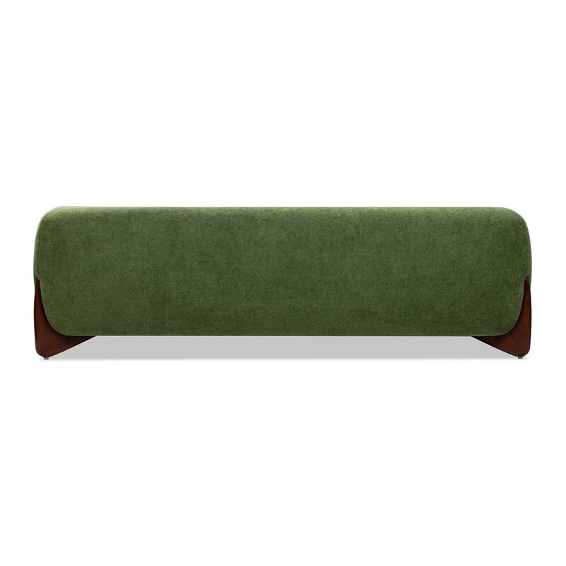 Alpine 90.5" Sherpa Upholstered Sofa