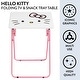 preview thumbnail 2 of 4, Sanrio Hello Kitty Folding Tray Table,Portable Snack Laptop Table