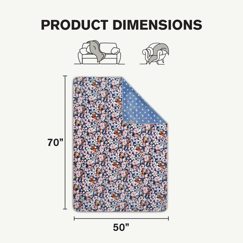 Hunter Reversible Plaid Plush Throw Blankets