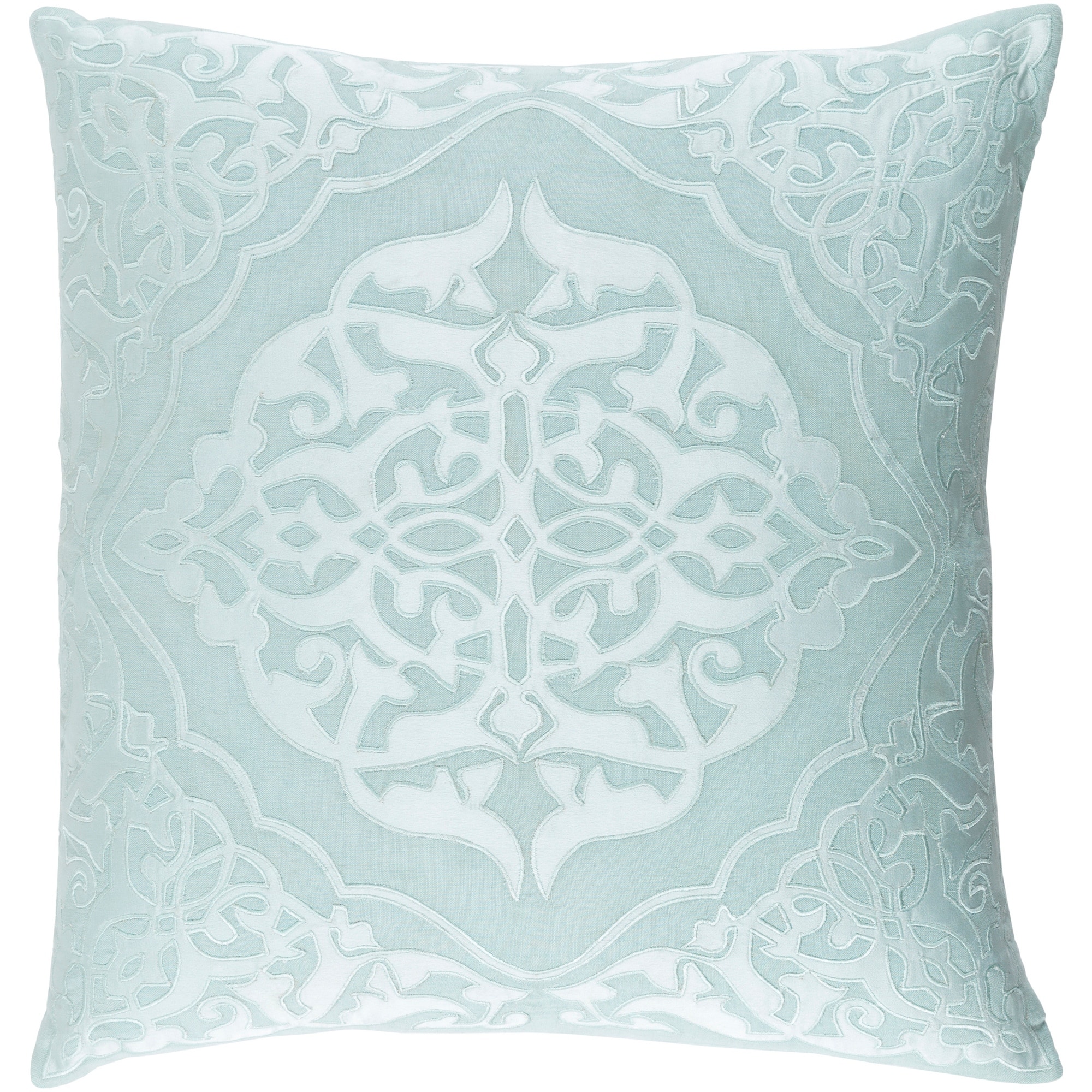 Decorative Fort Collins Mint 20-inch Throw Pillow Cover