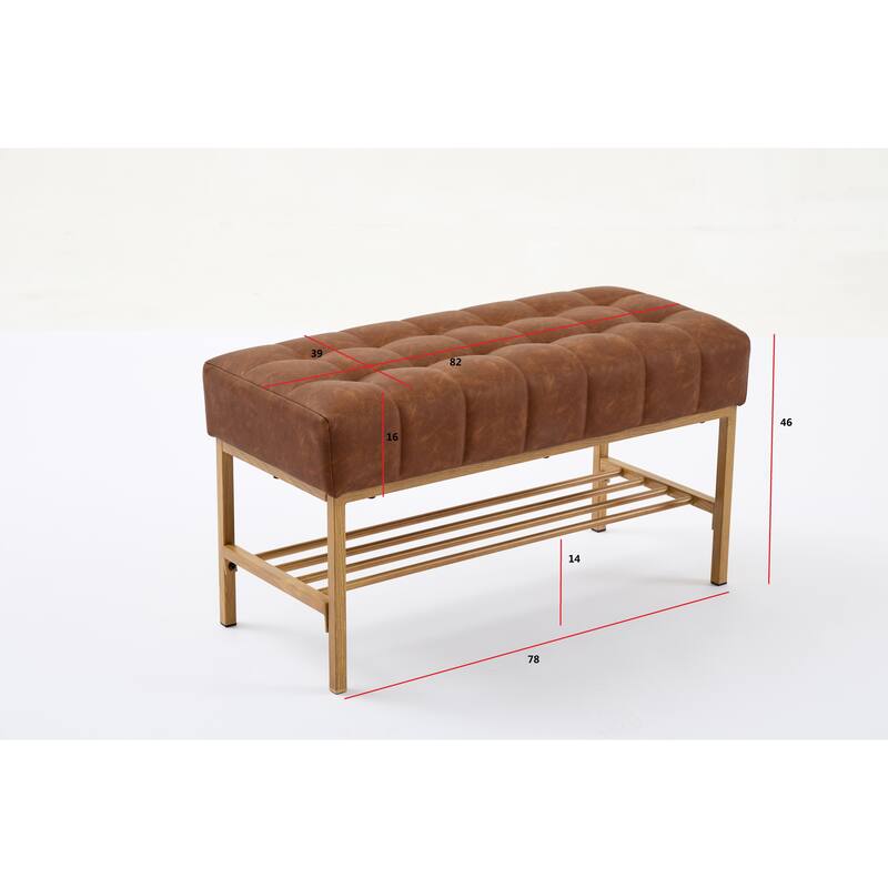 Upholstered Bench with Storage