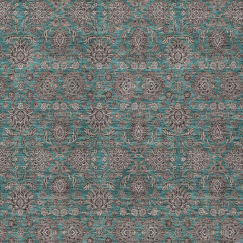 HomeRoots Floral Transitional Rectangle Outdoor Rug
