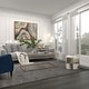 preview thumbnail 3 of 14, Gold Metal Living Room Coffee Table with Clear Glass Top and Acrylic Legs
