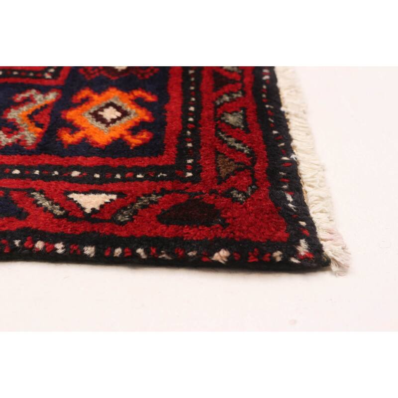 ECARPETGALLERY Hand-knotted Andelz Red Wool Rug - 3'9 x 6'8