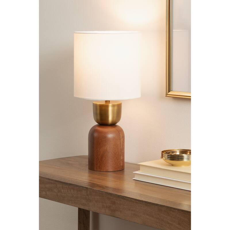 Kate and Laurel Marley Table Lamp - 8x8x17