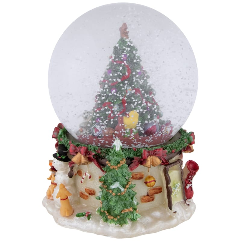 6.5" Christmas Tree Musical Snow Globe