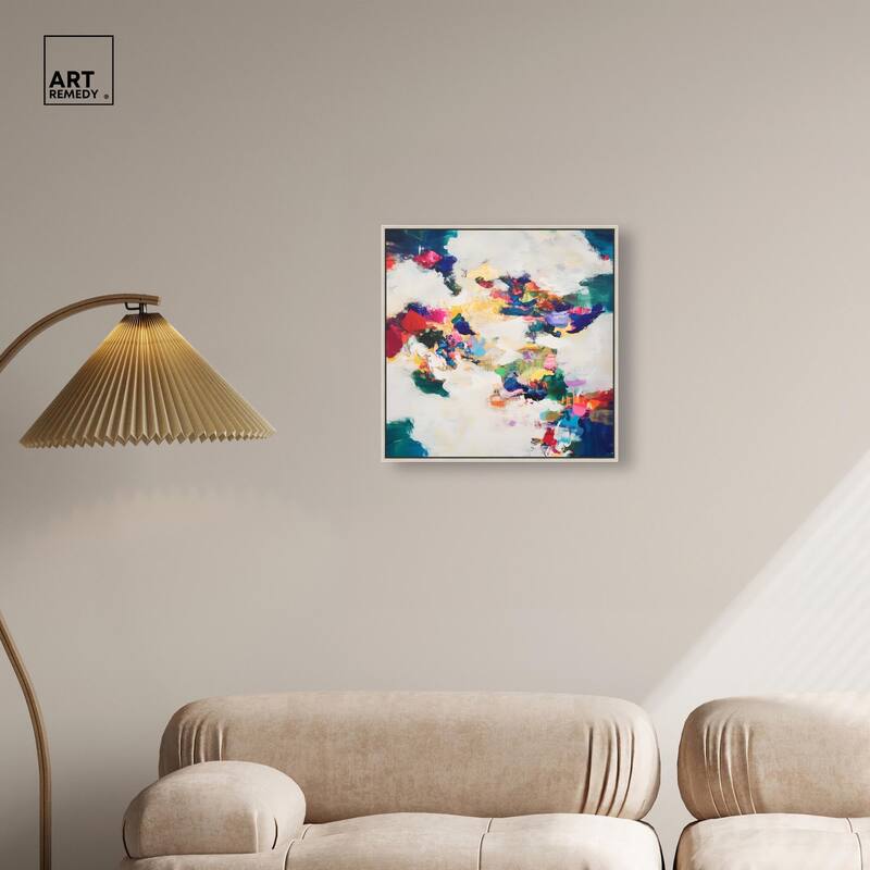 Spectrum Splash Canvas by Art Remedy