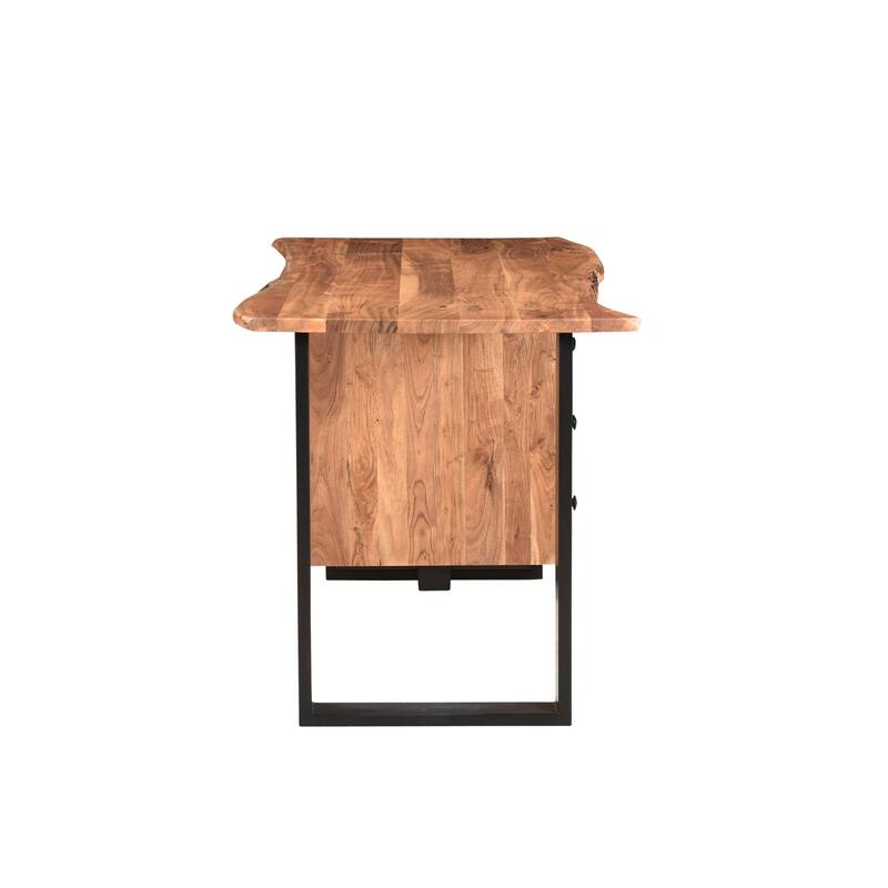 Sienna 2-piece Live Edge Solid Wood Desk Set