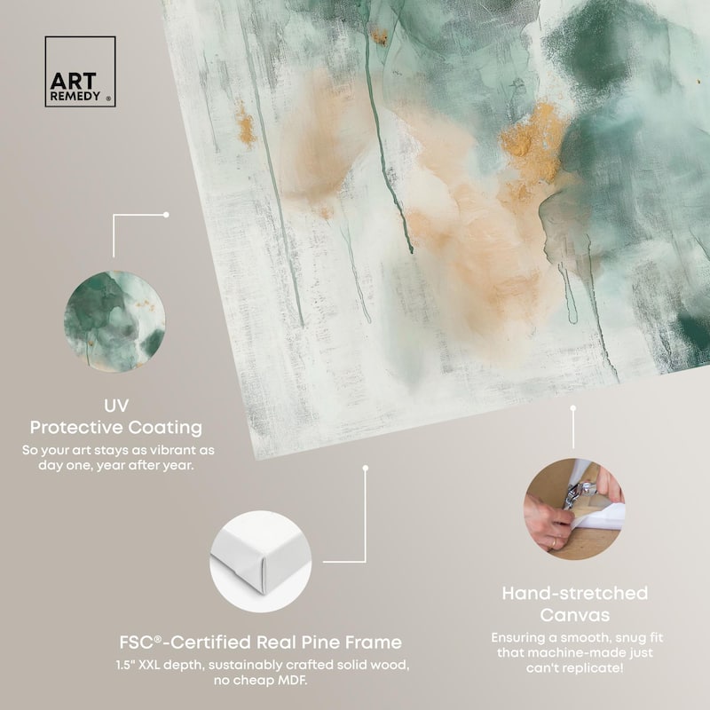 Verdant Vapors I Canvas by Art Remedy, Gallery Wrapped